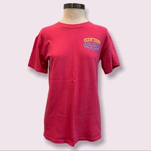 Ron Jon Surf Shop - Cocoa Beach FLA - ONE OF A KIND Graphic Pink Tee Shirt - SML